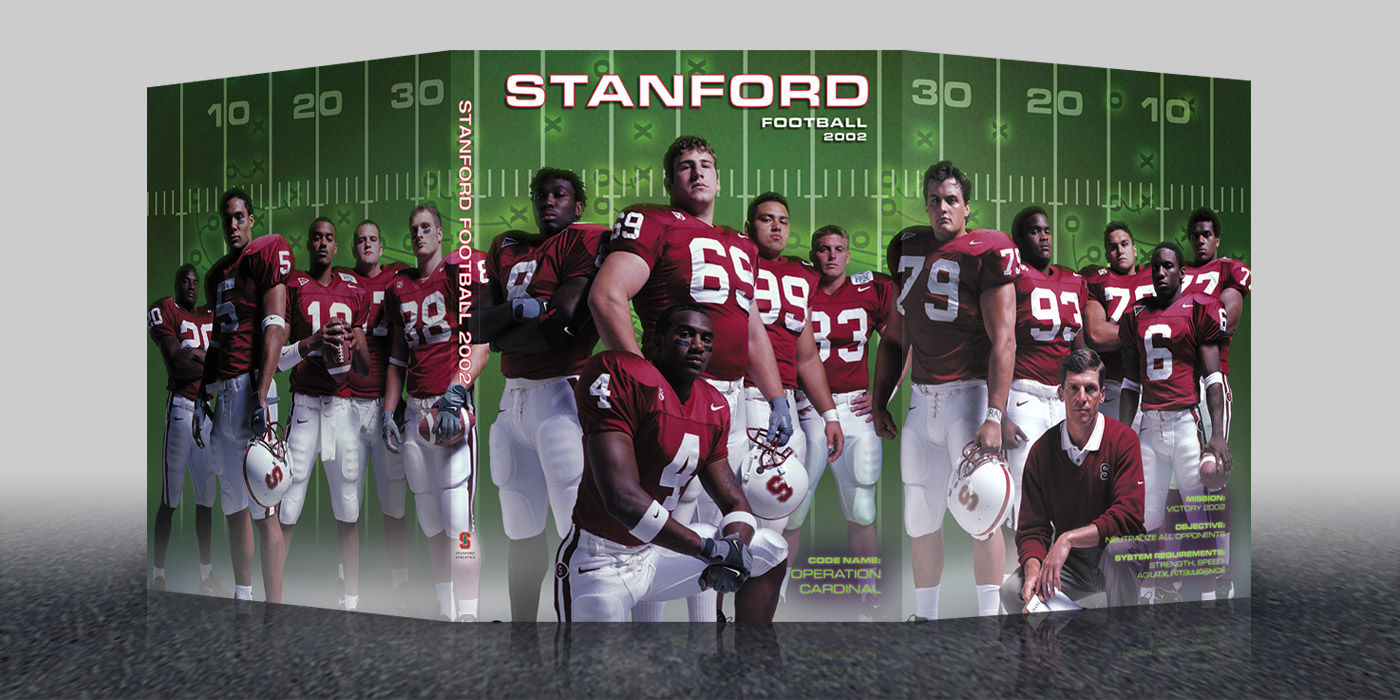 2002 Stanford Football Media Guide Cover